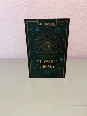 J.K. Rowling Hogwarts Library Hardcover –Three Book Set